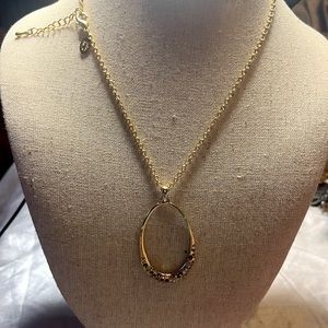 Multi crystal necklace